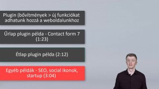 WordPress pluginok, bővítmények, kiegészítők