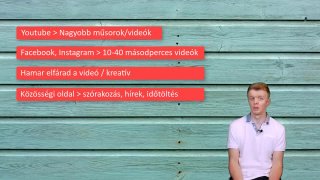 Közösségi oldalakhoz kapcsolódó videómarketing alapok