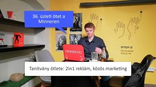 Vállalkozás ötlet véleményezése:: V. Dávid - 2in1 reklám, közös marketing, a Minner 36. üzleti ötlete alapján