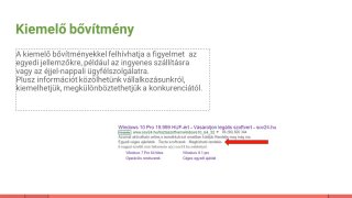 8. Hirdetésbővítmények