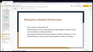 Ilyen legyen a weboldal felépítése